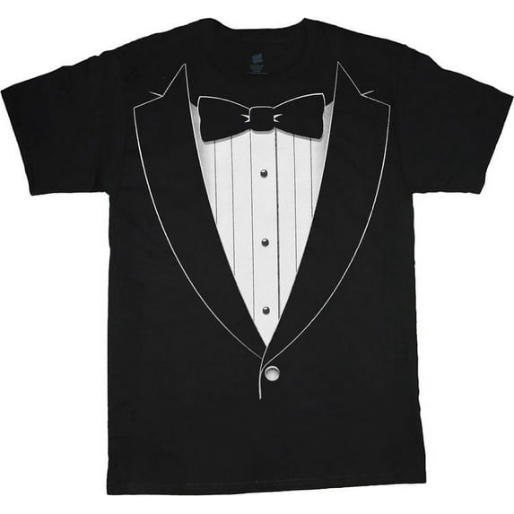 Tuxedo T-shirt Men's Tee Black