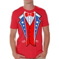 thumbnail image 1 of Tuxedo Tshirt - Graphic Tees for Men - Fun American Flag Shirt, 1 of 4