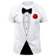thumbnail image 1 of Tuxedo White Prom Costume Party T-Shirt, 1 of 1