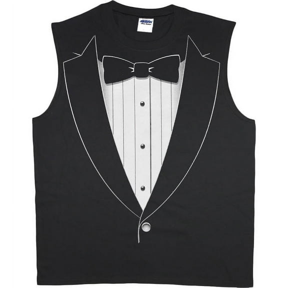 Tuxedo t-shirt sleeveless t-shirt muscle tee for men