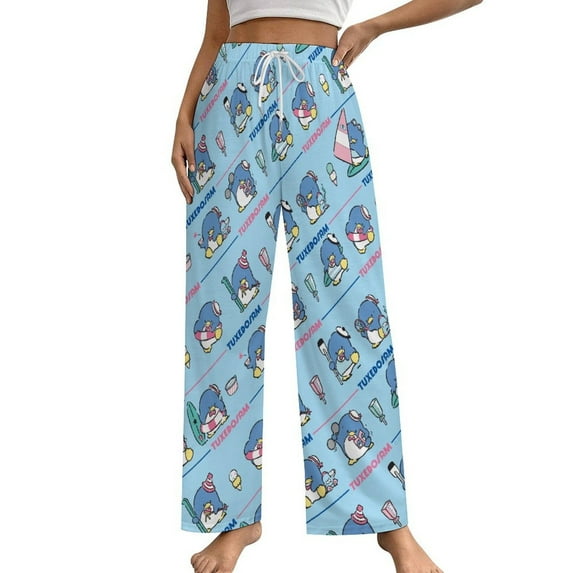 Tuxedosam Womens Comfy Pajama PJ Pants Lounge Pants Sleepwear Drawstring PJ Bottoms Pants