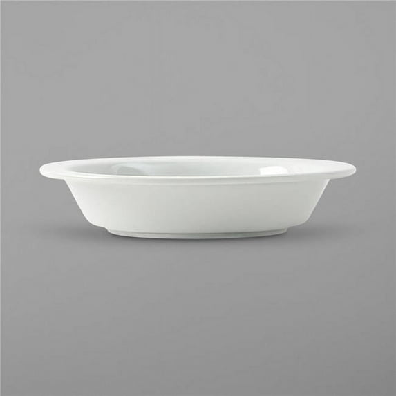 Tuxton CLD-066 11 oz Porcelain White Narrow Rim Grapefruit Bowl