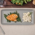 thumbnail image 1 of Tuxton  14 in. Matte Gray Embossed Tray, 1 of 1