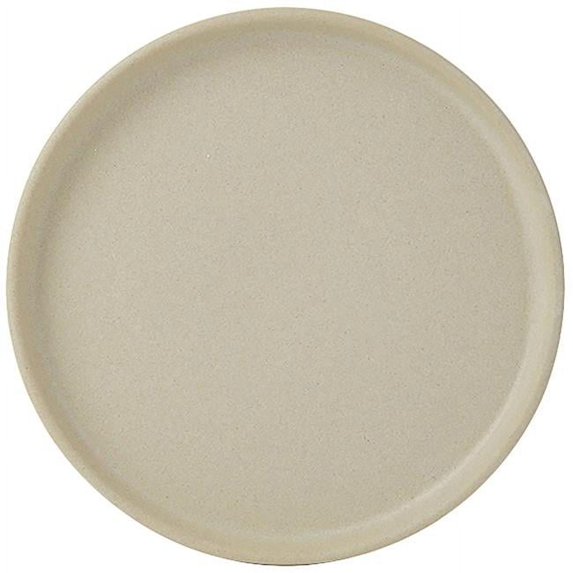 Tuxton 6.5 in. Straight Side Plate, Matte Beige