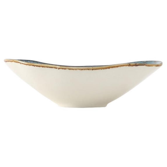 Tuxton GGE-402 11 oz Geode Azure Capistrano Bowl, White
