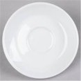 thumbnail image 1 of Tuxton BPE-0451 4 x 0.62 in. Cappuccino Saucer-Porcelain White - 2 Dozen, 1 of 1