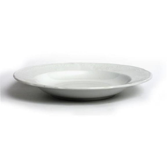 Tuxton China CHD-116 Chicago 12 in. Pasta Bowl - Porcelain White - 1 Dozen
