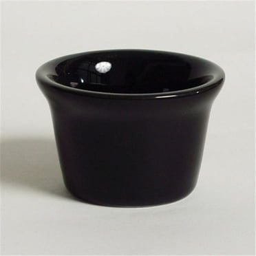 Tuxton China BBX-015 2.38 in. Ramekin 1.5 oz. - Black  - 4 Dozen