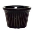 thumbnail image 1 of Tuxton China BBX-0152 2.38 in. Ramekin Fluted 1.5 oz. - Black  - 4 Dozen, 1 of 1