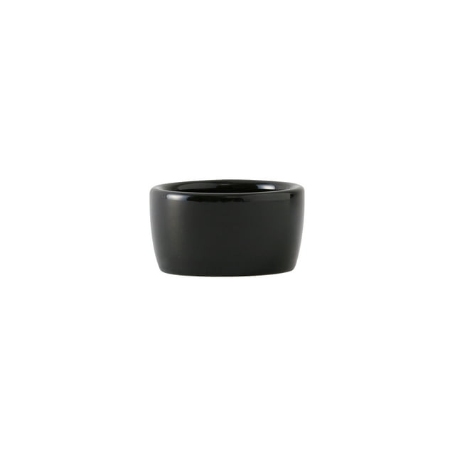 Tuxton China BBX-0203 2.5 in. Pipkin 2 oz. - Black  - 4 Dozen