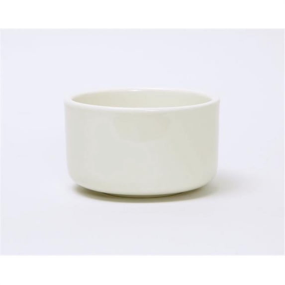 Tuxton China BES-1208 Unhandled Soup Cup 12 oz. - Eggshell - 2 Dozen