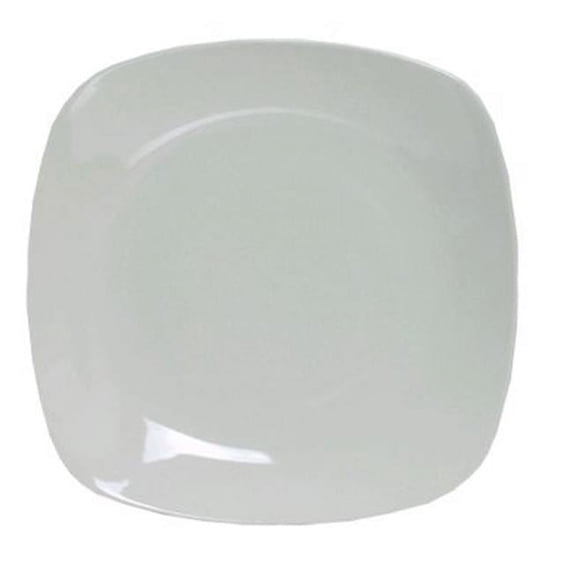 Tuxton China BPH-126C 12.75 in. x 12.75 in. Square Plate - Porcelain White - 6 pcs