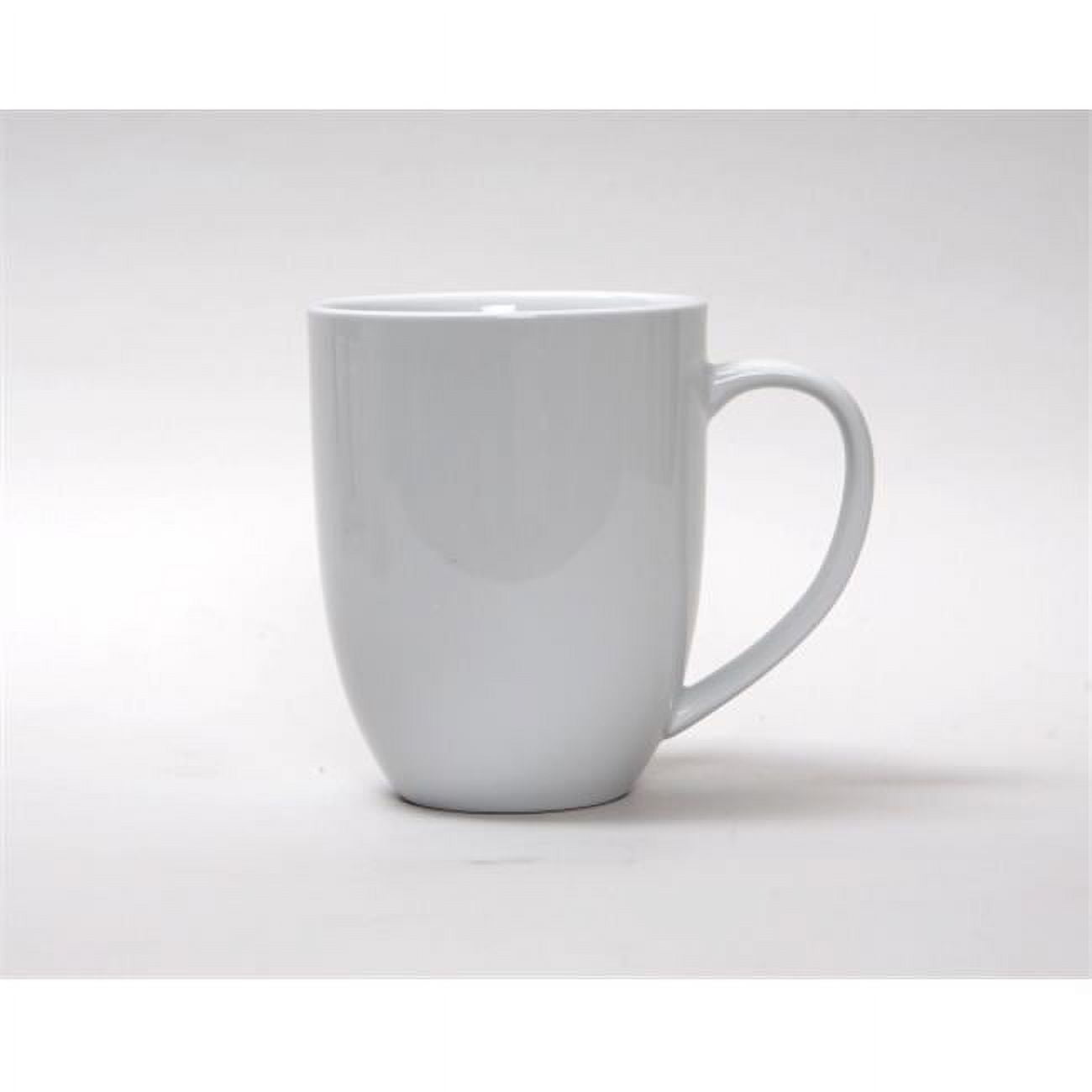 Tuxton BPM-200A 20 oz. Porcelain White Milano China Mug - 24/Case