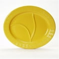 thumbnail image 1 of Tuxton China BUZ-1444 14.5 in. Oval Divided Platter - Mustard - 6 pcs, 1 of 1