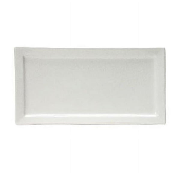 Tuxton China BWH-1547 15.5 in. x 8 in. Rectangular Plate - White  - 6 pcs