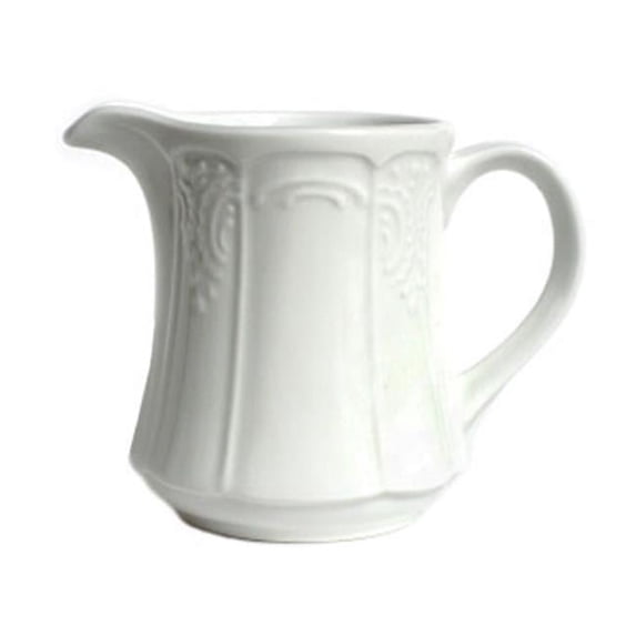 Tuxton China CHR-125 Chicago 4.25 in. Gravy Boat - Porcelain White - 1 Dozen