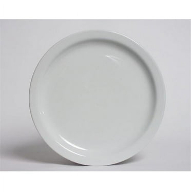 Tuxton China CLA-064 Colorado 6.5 in. Plate - Porcelain White  - 3 Dozen