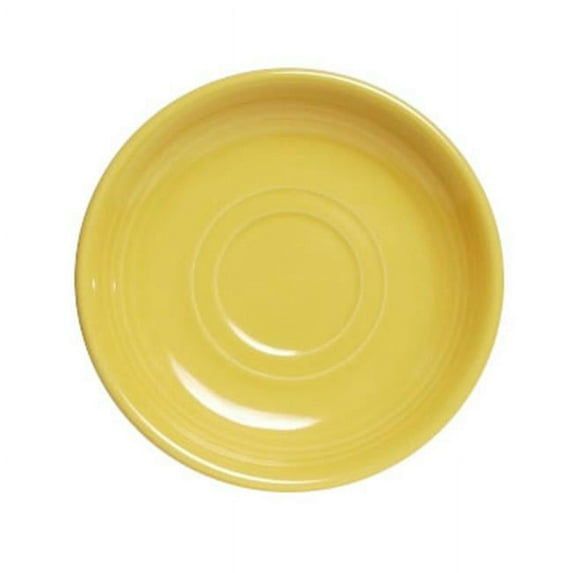 Tuxton China CSE-060 6 in. Concentrix Saucer - Saffron - 2 Dozen