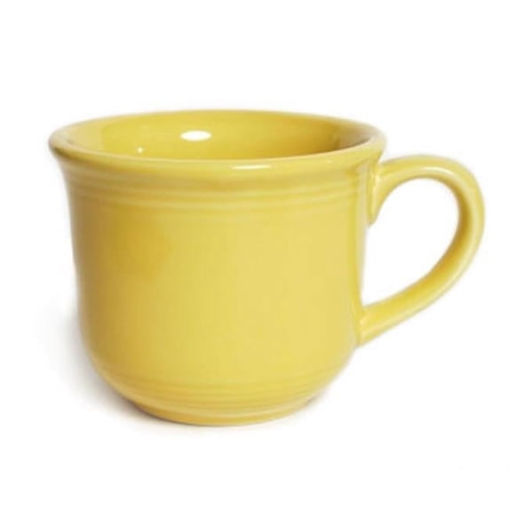 Tuxton China CSF-0702 3.5 in. Concentrix Round Cup - Saffron - 2 Dozen