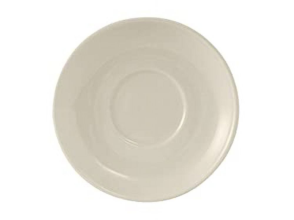 Tuxton China TRE002 Saucer, 6" Dia., Round, Coupe, Microwave