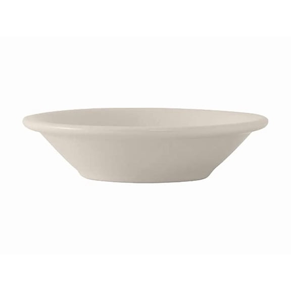Tuxton China TRE-011 Fruit Dish, 4-1/2 oz., 4-3/4" Dia., Round, Microwave & Dishwasher Safe, Oven Proof, Fully vitrified, Ceramic, Reno/Nevada, American White/Eggshell, Case of 36