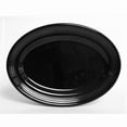 thumbnail image 1 of Tuxton China CBH-116 Concentrix 11.5 in. x 8.38 in. Oval Platter - Black - 1 Dozen, 1 of 1