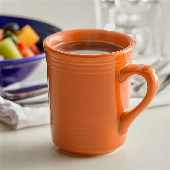 Tuxton CPM-085 8 oz Papaya Gala Mug, Orange