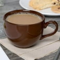 thumbnail image 1 of Tuxton DMF-0801 8 oz. Cappuccino Cup-Mahogany - 2 Dozen, 1 of 1