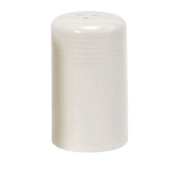 Tuxton China BEI-0301 3 in. Pepper Shaker 2 oz. - Eggshell - 1 Dozen