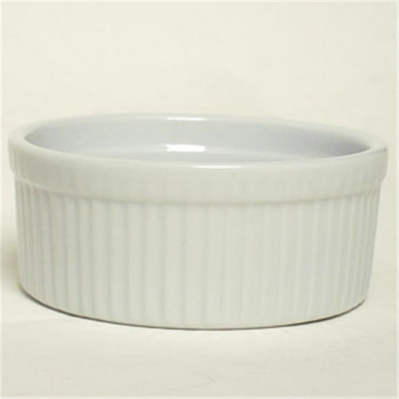 Tuxton China BEX-1002 4.5 in. Souffle 10 oz. - Eggshell - 1 Dozen