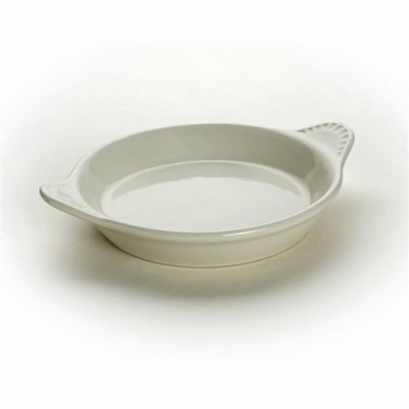 Tuxton China BEN-1102 Round Shirred Egg 11 oz. - Eggshell - 1 Dozen