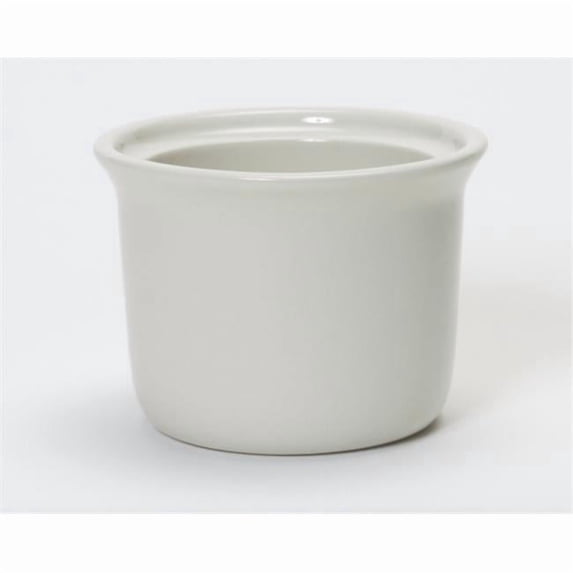 Tuxton China BES-1605 Petite Marmite 16 oz. Eggshell - 1 Dozen