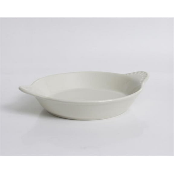 Tuxton China BEN-0602 Round Shirred Egg 6 oz. - Eggshell - 1 Dozen