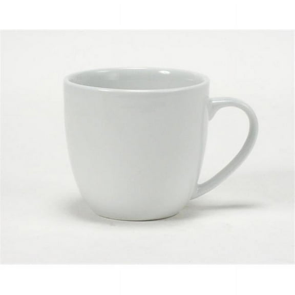 Tuxton Duratux Porcelain White 12-Ounce Milano Mug, Pack of 24