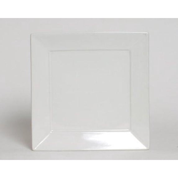 Tuxton BWH-1016 10-1/8" White Square Plate 12/Box