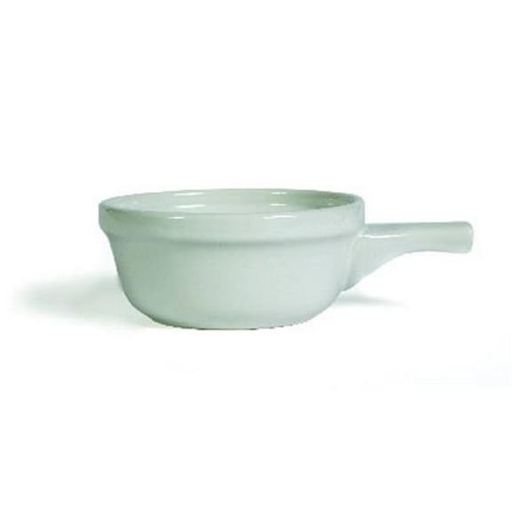 Tuxton China BWS-1202 French Casserole 12 oz. - White - 1 Dozen
