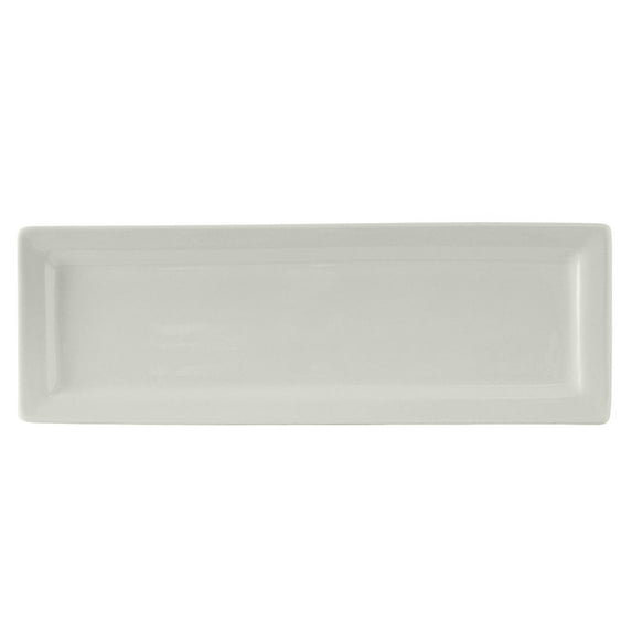 Tuxton BWH-1603 16"L X 5.5"W White Plate Rectangle 12/Box