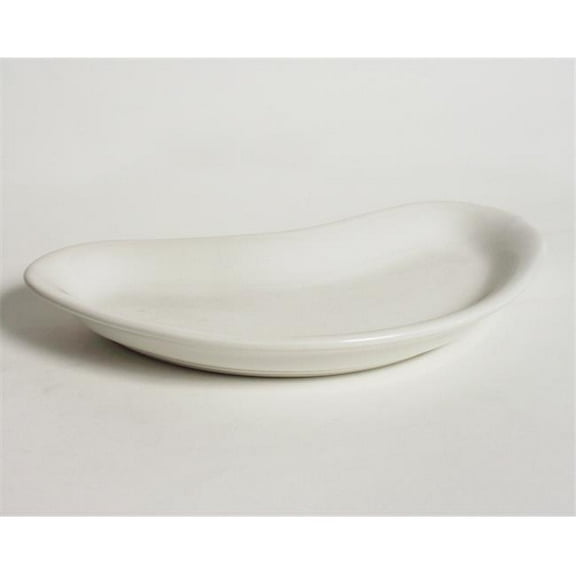 Tuxton China BWZ-0862 8.75 in. Crescent Dish - White - 1 Dozen