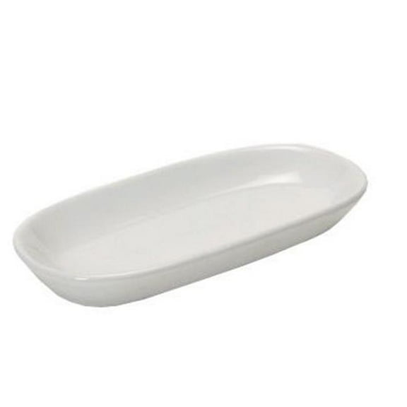 Tuxton China BWZ-0921 9.25 in. x 4.25 in. Relish Tray - White - 1 Dozen