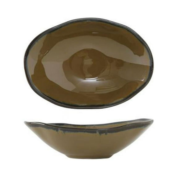 Tuxton Artisan Red Rock 20-Ounce Capistrano Bowl, Pack of 12