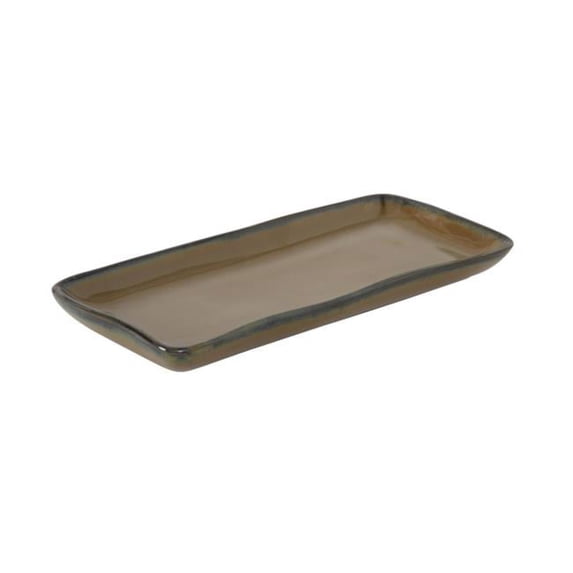 Tuxton GAJ-551 Artisan Mojave 13-3/4 Rectangle Tray - 12 / CS"
