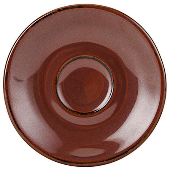 Tuxton GAR-086 Red Rock Espresso Saucer, Red