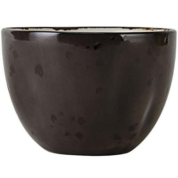 Tuxton GGM-040 12 oz Geode Mushroom Bouillon Cup, Brown
