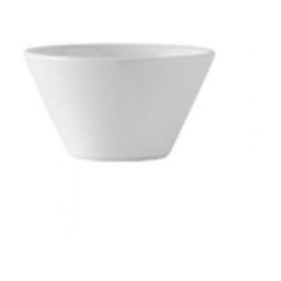 Tuxton GLP-040 Vitrified China Bouillon Porcelain White - 8 oz - 1 Dozen