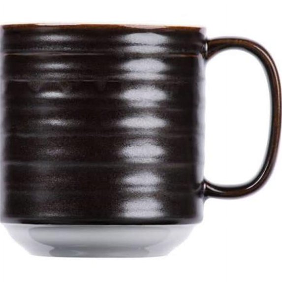 Tuxton GZLP150 12 oz. Mug-Lava Porcelain White - 2 Dozen