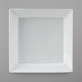 thumbnail image 1 of Tuxton FPH-0965 Porcelain White Embossed Square Plate, 1 of 3