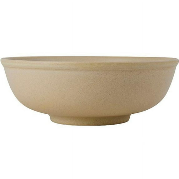 Tuxton VYB-3503 35 oz Matte Beige Menudo Bowl