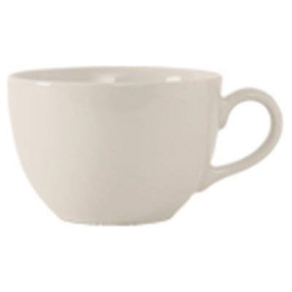 Tuxton Vitrified China Round Cup Eggshell - 10 oz - 3 Dozen