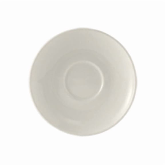Tuxton AMU-088 Vitrified China Saucer, Pearl White - 6.5 in.