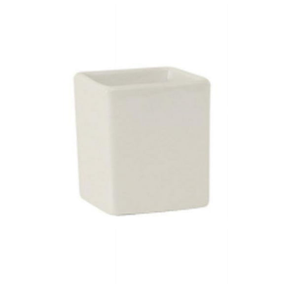 Tuxton Vitrified China Slant Bowl Pearl White - 21 oz - 1 Dozen